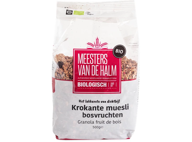 krokante muesli bosvruchten