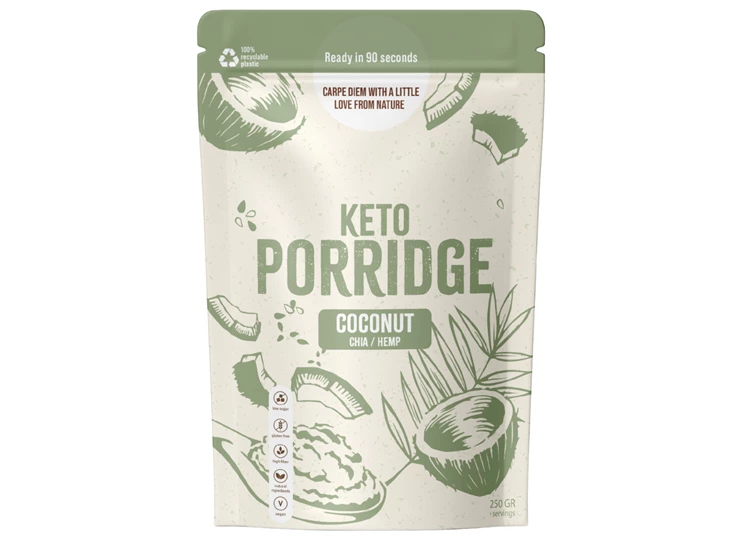 OKONO Keto porridge coconut front.png
